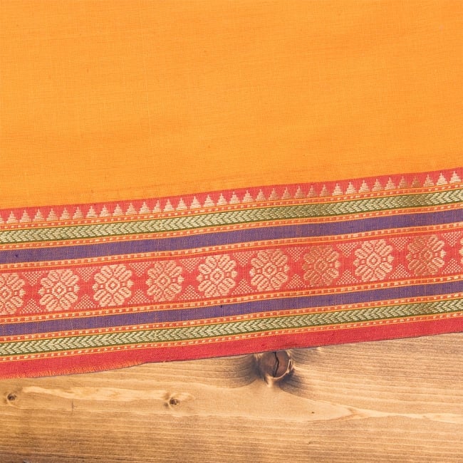 〔1m単位切り売り〕ボーダーコットンクロス　幅約111cm赤系 8 - 選択：3