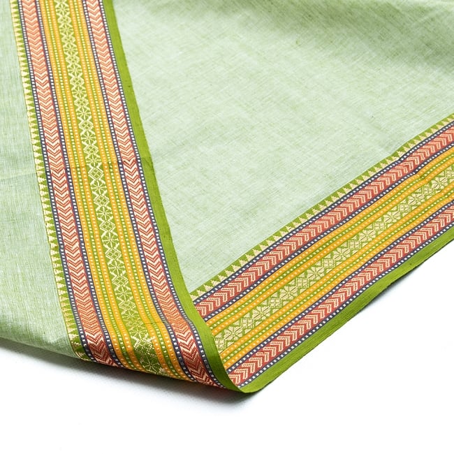 〔1m単位切り売り〕ハーフボーダーコットンクロス - 幅約108cm 4 - 裏面はこうなっております。