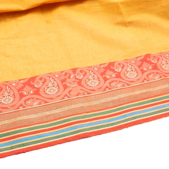 〔1m単位切り売り〕ハーフボーダーコットンクロス - 幅約112cm 2 - 生地の拡大写真です