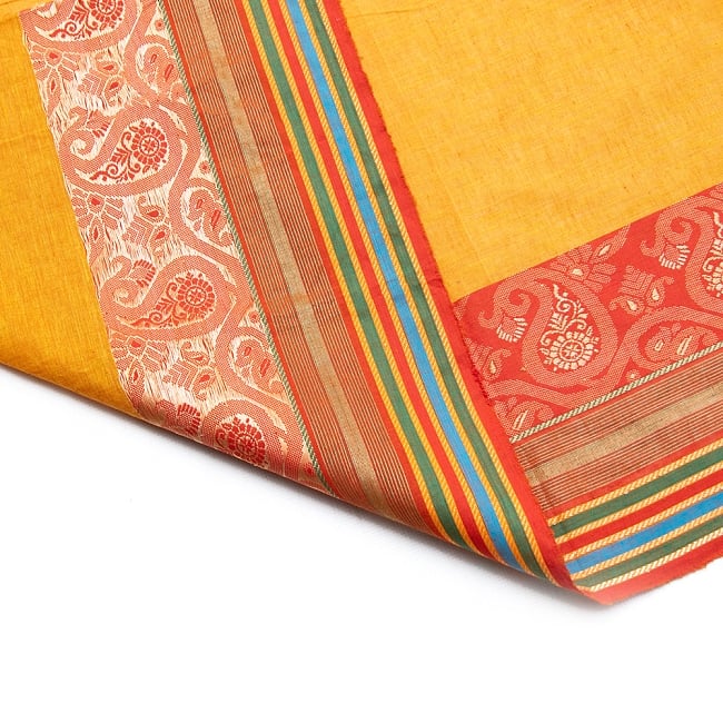 〔1m単位切り売り〕ハーフボーダーコットンクロス - 幅約112cm 4 - 裏面はこうなっております。