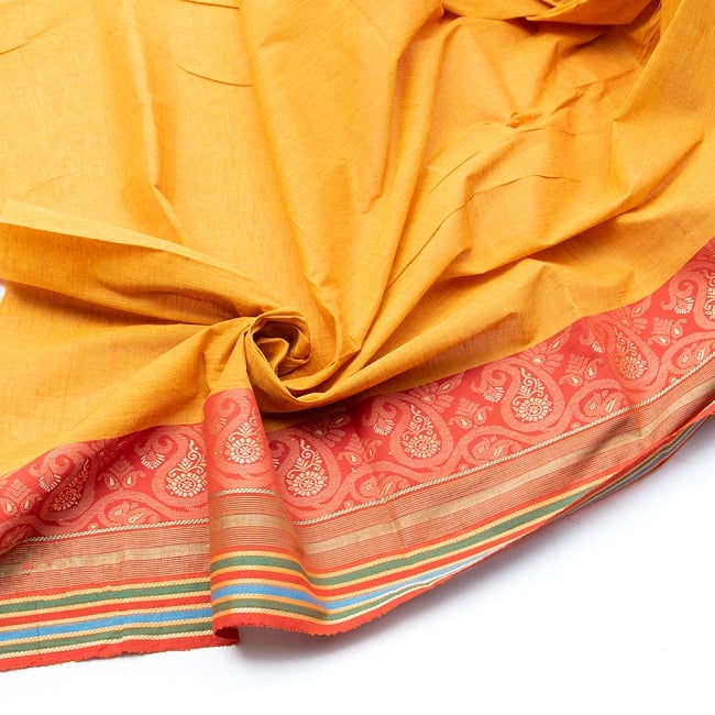 〔1m単位切り売り〕ハーフボーダーコットンクロス - 幅約112cmの写真切り売り,計り売り布,布 生地,アジア布,手芸,生地,アジアン,ファブリック,テーブルクロス,ソファーカバー