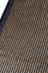 〔1m切り売り〕インドのスパンコールクロス布〔111cm〕 - ブラックの商品写真