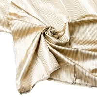 〔1m切り売り〕インドの伝統模様ゴールドプリント布〔幅約110cm〕の商品写真