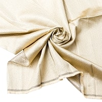 〔1m切り売り〕インドの伝統模様ゴールドプリント布〔幅約110cm〕の商品写真