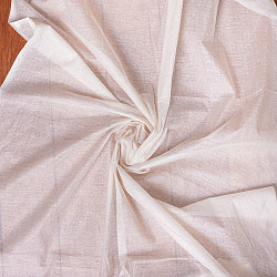 〔1m単位切り売り〕インド綿のナチュラルガーゼ地ファブリック〔幅約90cm〕 - サブ3