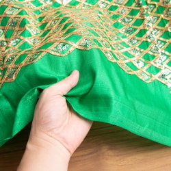 〔1m単位切り売り〕インドのスパンコールクロス〔幅約107cm〕 - サブ5