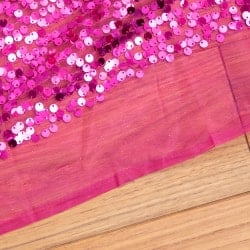 〔1m単位切り売り〕インドのスパンコールクロス〔幅約100cm〕 - サブ4