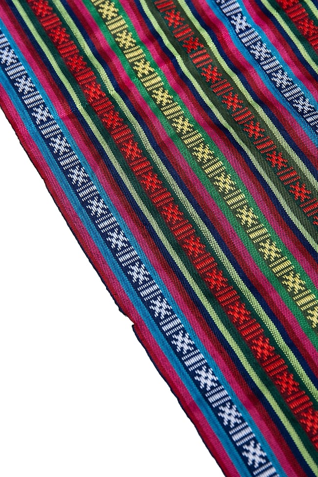 〔50cm切り売り〕ネパール伝統のコットン織り生地　薄手〔幅150cm〕 4 - 各種裁縫・洋裁におすすめです。