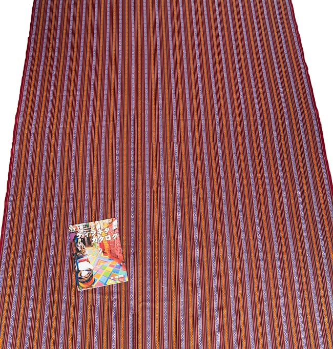 〔50cm切り売り〕ネパール伝統のコットン織り生地　薄手〔幅150cm〕 5 - 各種裁縫・洋裁におすすめです。
