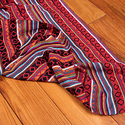 〔50cm切り売り〕ネパール伝統のコットン織り生地　厚手〔幅約124cm〕 - サブ5