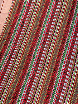 〔50cm切り売り〕ネパール伝統のコットン織り生地　厚手〔幅121cm〕121の商品写真