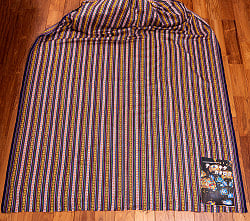 〔50cm切り売り〕ネパール伝統のコットン織り生地　薄手〔幅約150cm〕 - サブ2