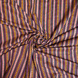 〔50cm切り売り〕ネパール伝統のコットン織り生地　薄手〔幅約150cm〕 - サブ4