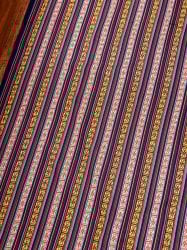 〔50cm切り売り〕ネパール伝統のコットン織り生地 薄手〔幅約150cm〕