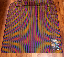 〔50cm切り売り〕ネパール伝統のコットン織り生地　薄手〔幅約150cm〕 - サブ2