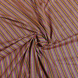 〔50cm切り売り〕ネパール伝統のコットン織り生地　薄手〔幅約150cm〕 - サブ4