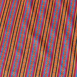 〔50cm切り売り〕ネパール伝統のコットン織り生地　薄手〔幅約148cm〕 - サブ3