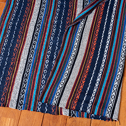 〔50cm切り売り〕〔片面起毛加工〕ネパール伝統のコットン織り生地　厚手〔幅約117〜119cm〕 - サブ5