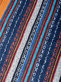 〔50cm切り売り〕〔片面起毛加工〕ネパール伝統のコットン織り生地　厚手〔幅約117〜119cm〕の商品写真