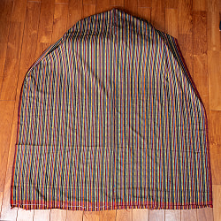 〔50cm切り売り〕ネパール伝統のコットン織り生地　薄手〔幅約152cm〕 - サブ2