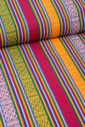 〔50cm切り売り〕ネパール織り生地-やや薄手〔幅100cm〕の商品写真