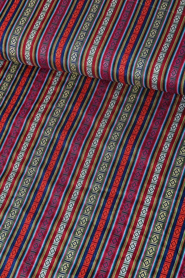 〔50cm切り売り〕ネパール織り生地-薄手〔幅150cm〕の写真1枚目です。丁寧に織られたコットン生地です。ネパールから海を越えてお届けします！切り売り,量り売り 布,アジア布,計り売り