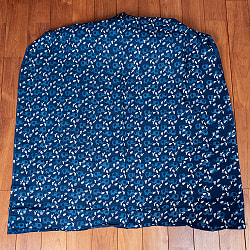 【5個セット】〔1m単位切り売り〕インドの伝統息づく　昔ながらの木版インディゴ藍染布　象さん　ネイビー系〔幅約113cm〕 - サブ3