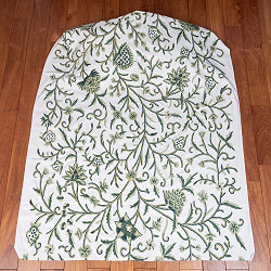 【3個セット】〔1m単位切り売り〕カシミールの職人手作り　アーリ刺繍生地　ウール刺繍糸による贅沢な刺繍〔約127cm〕 - サブ3