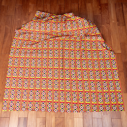 【3個セット】〔1m単位切り売り〕民族系ファブリック　生地　幾何学模様　アフリカンファブリック　フォークロア　民俗的　トライバル〔約162.5cm〕 - サブ3