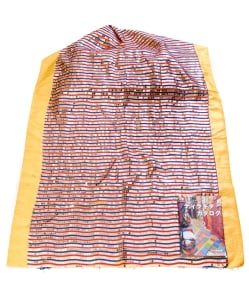 【5個セット】〔1m切単位り売り〕インドのスパンコールクロス布〔106cm〕 - イエロー - サブ4