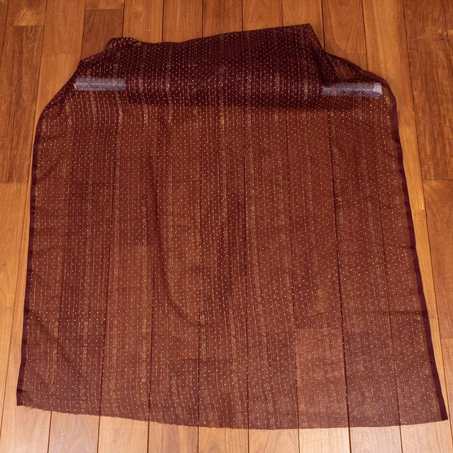 【5個セット】〔1m切単位り売り〕インドのメッシュ シースルー生地布〔約103cm〕カラフル系 3 - 全体を広げてみたところです。1mの長さごとにご購入いただけます。