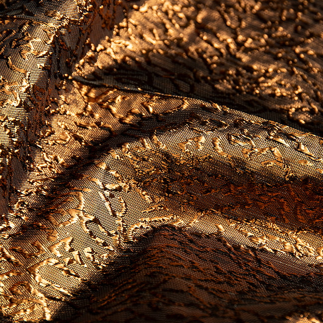 【5個セット】〔1m単位切り売り〕インドの伝統模様布 〔幅約110cm〕 6 - 拡大してみました。