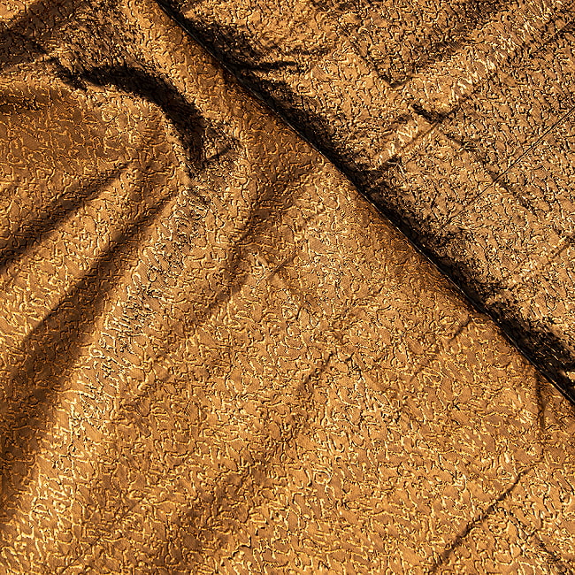 【5個セット】〔1m単位切り売り〕インドの伝統模様布 〔幅約110cm〕 7 - 陰影が美しいです。