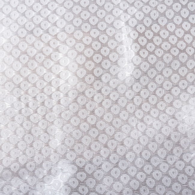 【5個セット】〔1m切単位り売り〕インドの伝統模様布　光沢感のあるブロケード生地〔幅約106cm〕 5 - 生地の拡大写真です