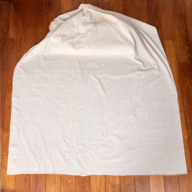 【5個セット】〔1m単位切り売り〕コットンのナチュラルファブリック(キャンバス地) 〔幅約146cm〕 3 - 全体写真です。1点のご注文につき、1m分の発送になります。