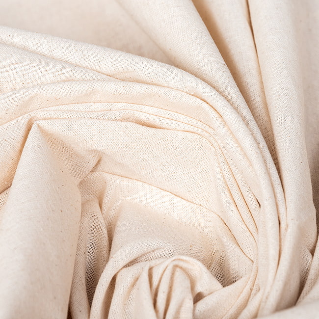 【5個セット】〔1m単位切り売り〕コットンのナチュラルファブリック(キャンバス地) 〔幅約146cm〕 6 - やさしい雰囲気