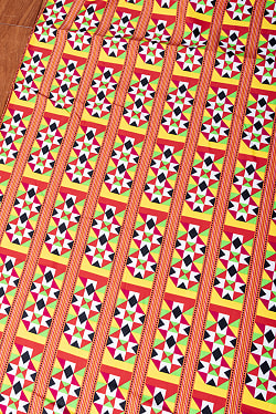 【5個セット】〔1m切単位り売り〕民族系ファブリック　生地　幾何学模様　アフリカンファブリック　フォークロア　民俗的　トライバル〔約162.5cm〕 - サブ4