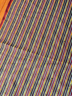 【3個セット】〔50cm切り売り〕ネパール伝統のコットン織り生地　薄手〔幅約152cm〕 - サブ2