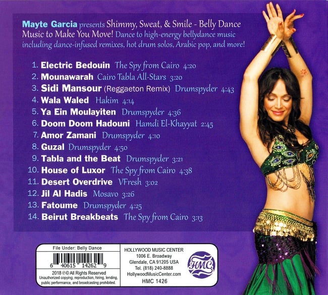 Mayte presents - Shimmy Sweat and Smil Belly Dance Music to Make You Move 2 -