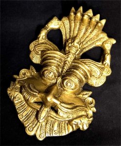 アジアンアンティック風ドア装飾