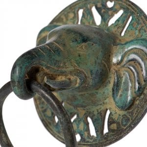 アンティック風象の特大ドアノッカー(MTR-DCR-240)