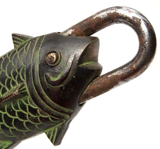 マツヤ 魚型からくり南京錠 - 黒色 の通販 - TIRAKITA.COM