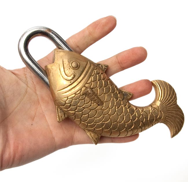 マツヤ 魚型からくり南京錠 - 黒色 の通販 - TIRAKITA.COM