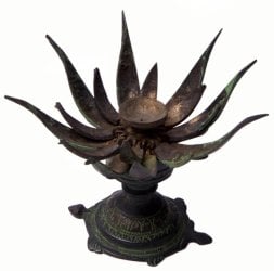 ロータスのお香&キャンドルスタンド - 亀さん