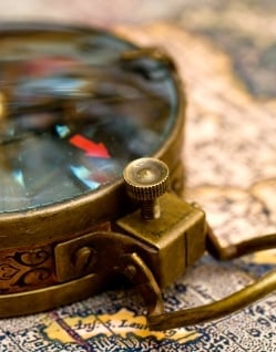 大英帝国時代風 アンティークコンパス(大) - サブ4