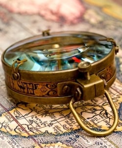 大英帝国時代風 アンティークコンパス(大) - サブ5