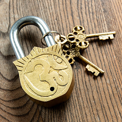 アンティック風南京錠- ドゥルガー - サブ4
