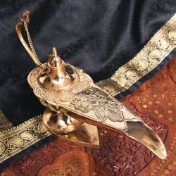 [日替わりセール品]アラジンの魔法のランプ　存在感がある　特大サイズ 【31cm×18cm】(MTR-DCR-478)