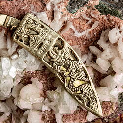 ネパールの ククリナイフ型 ペーパーナイフ レターオープナー 約：12cm - サブ5