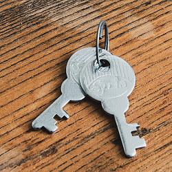 インドの南京錠 Syria the Powerful 6.5cm x 4cm程度 - サブ4